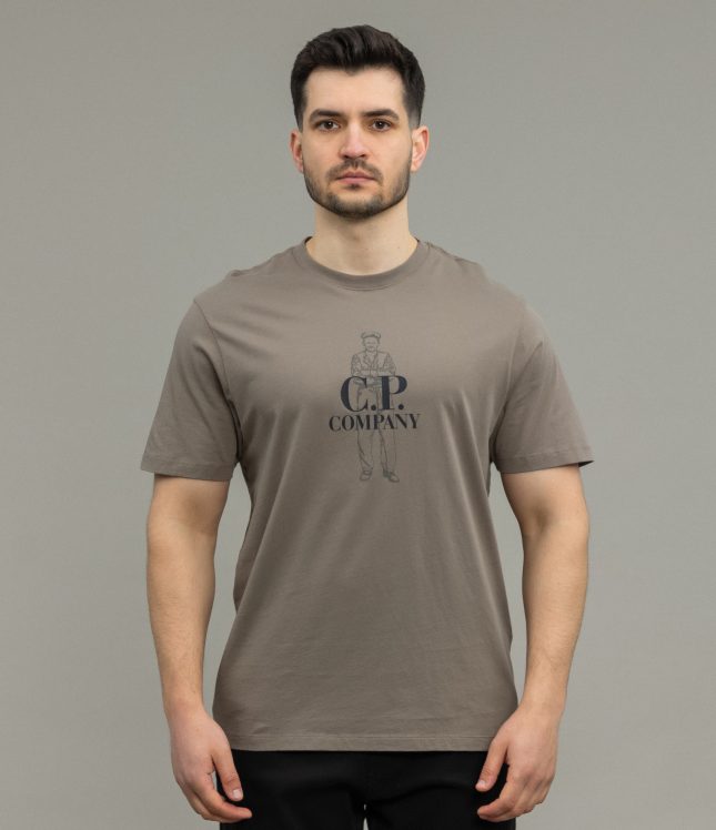 футболка C.P. COMPANY CMTS063A 005100W COL:359 | Ціна 5499 грн, фото 2
