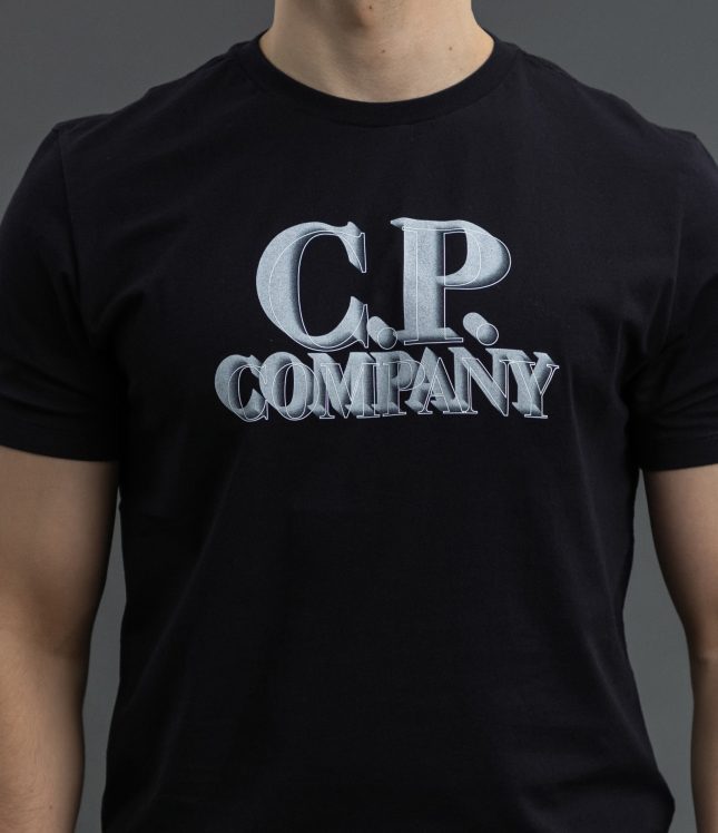 Чоловіча футболка C.P. COMPANY CMTS238A 005100W COL:999, колір чорний | Ціна 4999 грн, фото 3