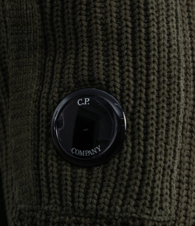 Чоловічий светр C.P. COMPANY CMKN060A 005558G COL:670, колір зелений | Ціна 10999 грн, фото 7