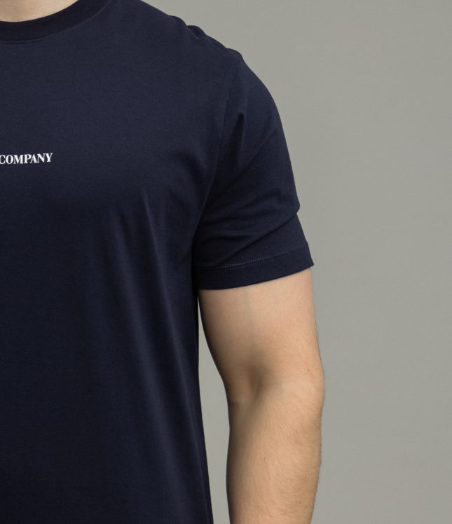Чоловіча футболка C.P. COMPANY CMTS064A 006586W COL:888, колір синій | Ціна 5499 грн, фото 4