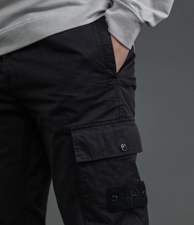 Чоловічі штани STONE ISLAND 15336F6 V0029, колір чорний | Ціна 17499 грн, фото 4