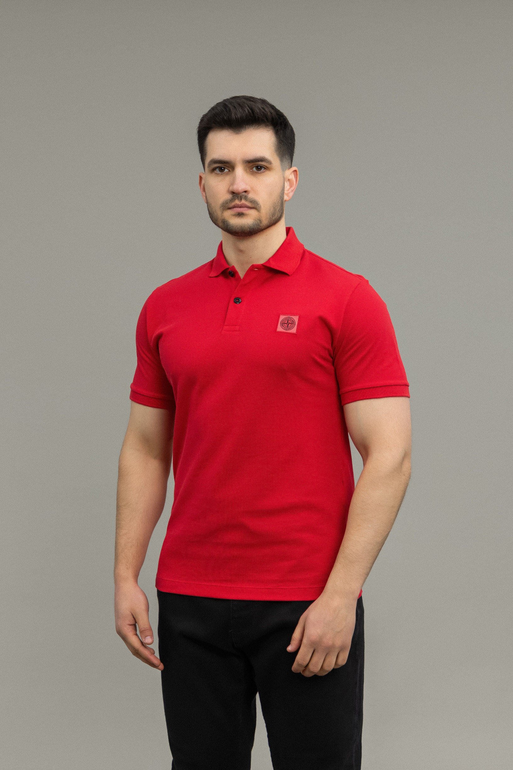 Чоловіча футболка STONE ISLAND 1522R39 V0010, колір червоний