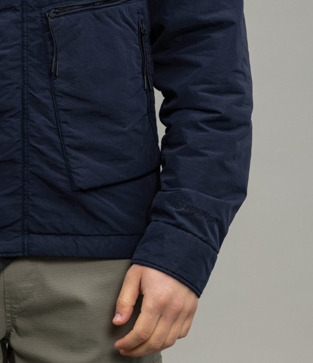 Чоловіча куртка C.P. COMPANY FLATT NYLON MEDIUM JACKET WITH PRIMALOFT®-TC CMOW066A 005991G COL:888, колір синій | Ціна 19999 грн, фото 6