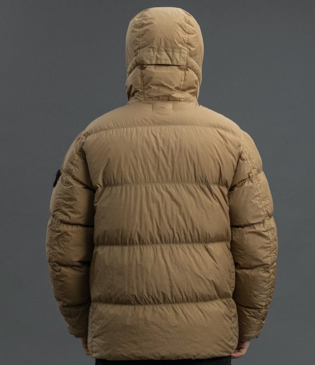 Чоловіча куртка STONE ISLAND GARMENT DYED CRINKLE REPS R-NY DOWN 1540723 V0094, колір бежевий | Ціна 39999 грн, фото 7