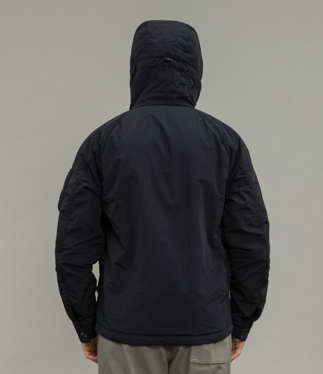 Чоловіча куртка C.P. COMPANY FLATT NYLON MEDIUM JACKET WITH PRIMALOFT®-TC CMOW066A 005991G COL:999, колір чорний | Ціна 20499 грн, фото 10