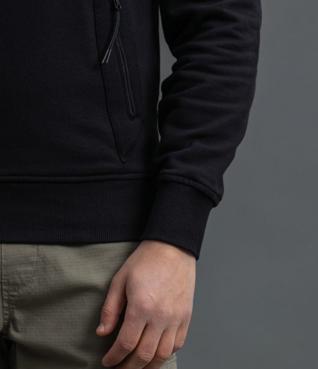 Чоловічий світшот C.P. COMPANY CMSS053A 005086W COL:999, колір чорний | Ціна 8999 грн, фото 5
