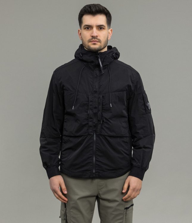 Чоловіча куртка C.P. COMPANY CHROME-R JACKET CMOS024A 005904G COL:999, колір чорний | Ціна 16999 грн, фото 2