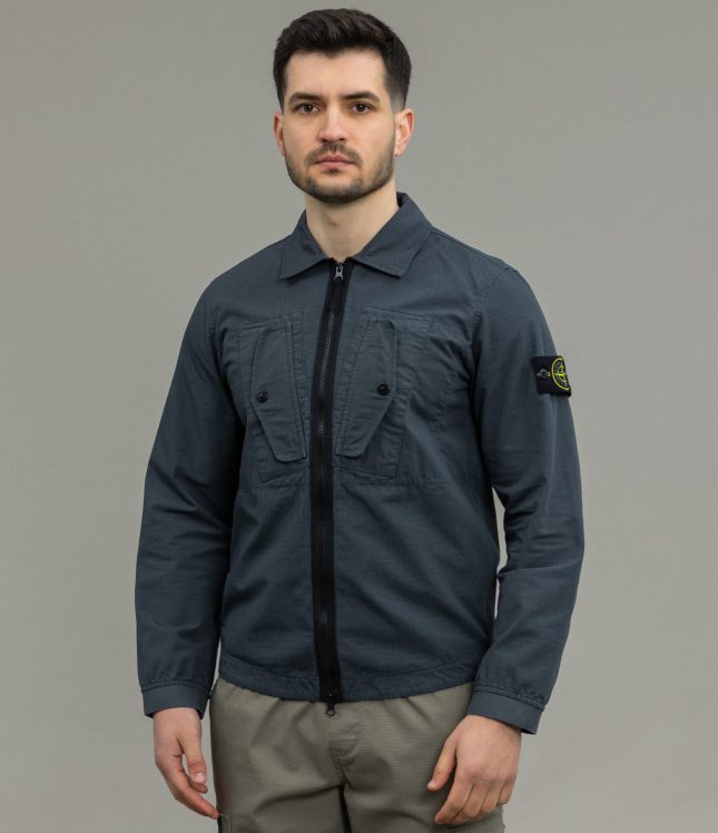 Чоловічий оверширт STONE ISLAND 1511112 V0062, колір сірий | Ціна 17499 грн, фото 1