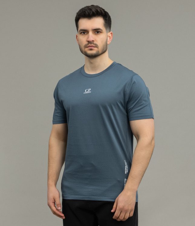 Чоловіча футболка C.P. COMPANY CMTS364A 110015G COL:871, колір синій | Ціна 5499 грн, фото 1