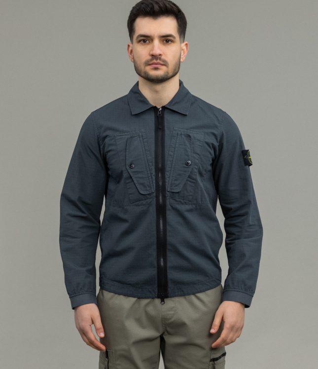 Чоловічий оверширт STONE ISLAND 1511112 V0062, колір сірий | Ціна 17499 грн, фото 2