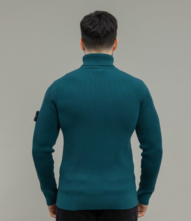 Чоловічий гольф STONE ISLAND 15552C2 V0057, колір зелений | Ціна 10499 грн, фото 7
