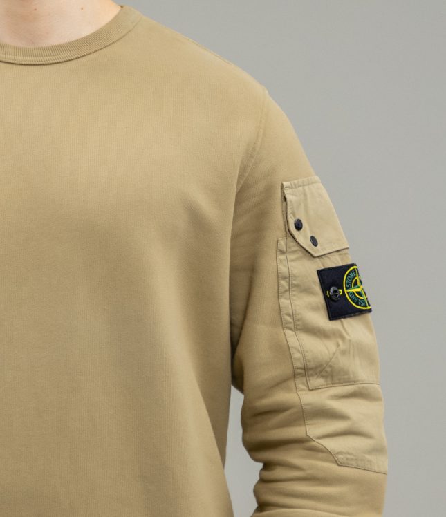Чоловічий світшот STONE ISLAND 1563920 V0094, колір бежевий | Ціна 12999 грн, фото 4