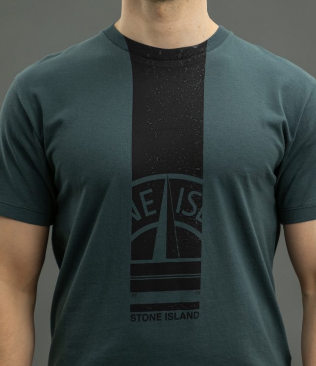Чоловіча футболка STONE ISLAND 152NS83 V0057, колір зелений | Ціна 6499 грн, фото 3