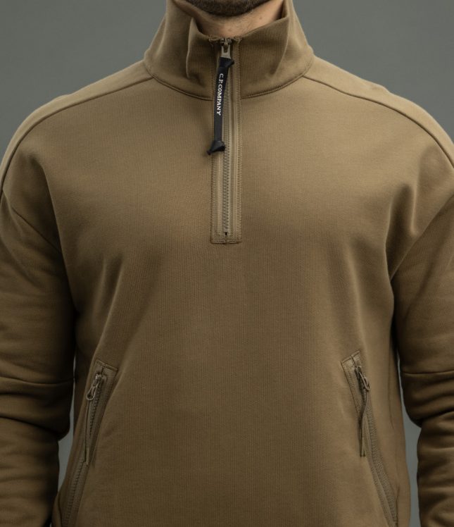 Чоловічий світшот C.P. COMPANY CMSS081A 005086W COL:653, колір зелений | Ціна 7999 грн, фото 3