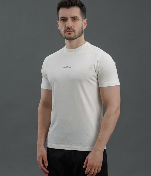 Чоловіча футболка STONE ISLAND 15210020-S0080 V0093, колір бежевий | Ціна 11499 грн, фото 1