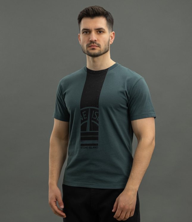 Чоловіча футболка STONE ISLAND 152NS83 V0057, колір зелений | Ціна 6499 грн, фото 1