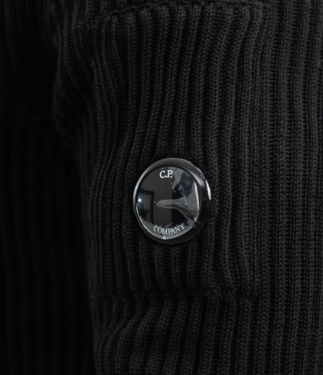 Чоловічий гольф C.P. COMPANY CMKN205A 006595A COL:999, колір чорний | Ціна 11999 грн, фото 7