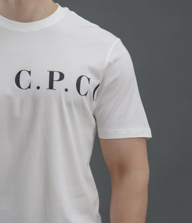 Чоловіча футболка C.P. COMPANY CMTS139A 005100W COL: 103, колір білий | Ціна 5499 грн, фото 4