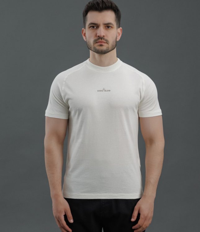 Чоловіча футболка STONE ISLAND 15210020-S0080 V0093, колір бежевий | Ціна 11499 грн, фото 2