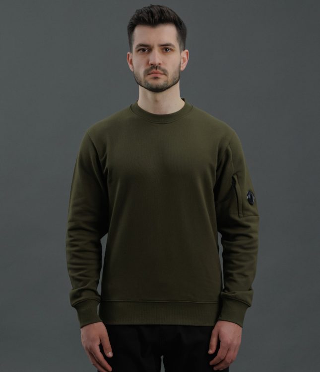 Чоловічий світшот C.P. COMPANY CMSS022A 005086W COL:683, колір зелений | Ціна 8999 грн, фото 2