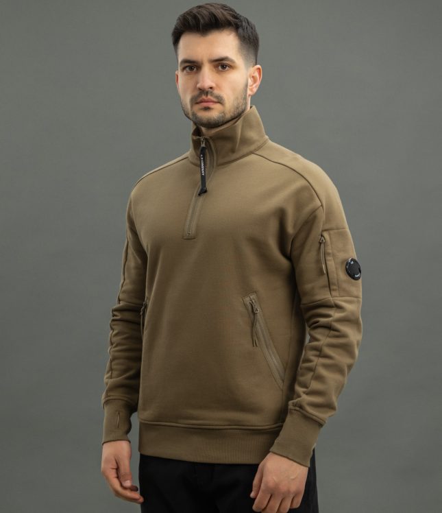 Чоловічий світшот C.P. COMPANY CMSS081A 005086W COL:653, колір зелений | Ціна 7999 грн, фото 1