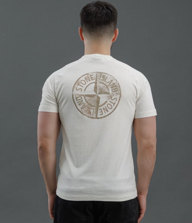 Чоловіча футболка STONE ISLAND 15210020-S0080 V0093, колір бежевий | Ціна 11499 грн, фото 6