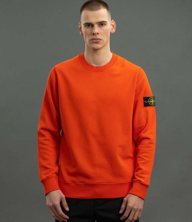 Чоловічий світшот STONE ISLAND 1563051 V0037, колір помаранчевий | Ціна 12499 грн, фото 2