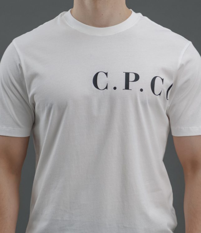 Чоловіча футболка C.P. COMPANY CMTS139A 005100W COL: 103, колір білий | Ціна 5499 грн, фото 3