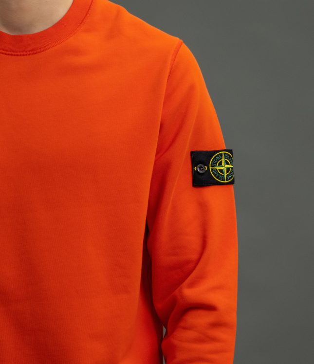 Чоловічий світшот STONE ISLAND 1563051 V0037, колір помаранчевий | Ціна 12499 грн, фото 4