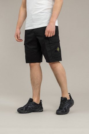 Чоловічі шорти STONE ISLAND 15L100L08-S0003 V0029,колір чорний