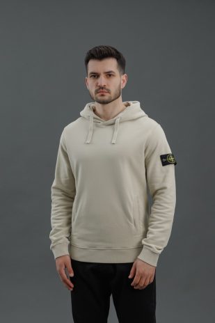 Чоловіче худі STONE ISLAND 1560820 V0097, колір бежевий