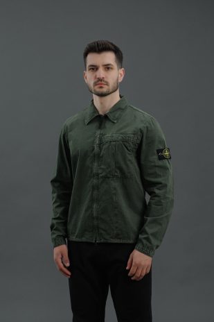 Чоловічий оверширт STONE ISLAND 15103WN V0159, колір зелений
