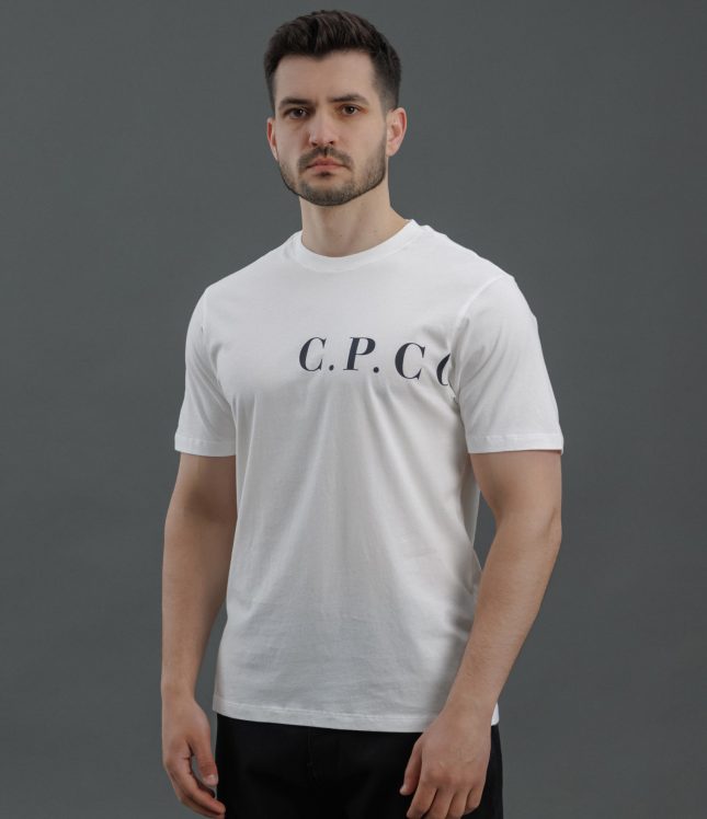 Чоловіча футболка C.P. COMPANY CMTS139A 005100W COL: 103, колір білий | Ціна 5499 грн, фото 1