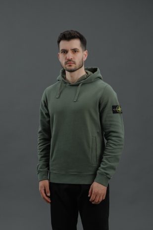Чоловіче худі STONE ISLAND 1560820 V0059, колір зелений