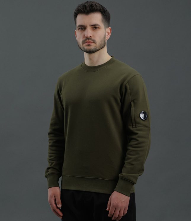Чоловічий світшот C.P. COMPANY CMSS022A 005086W COL:683, колір зелений | Ціна 8999 грн, фото 1