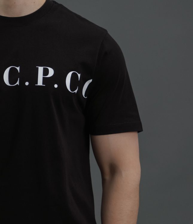 Чоловіча футболка C.P. COMPANY CMTS139A 005100W COL: 999, колір чорний | Ціна 5499 грн, фото 4