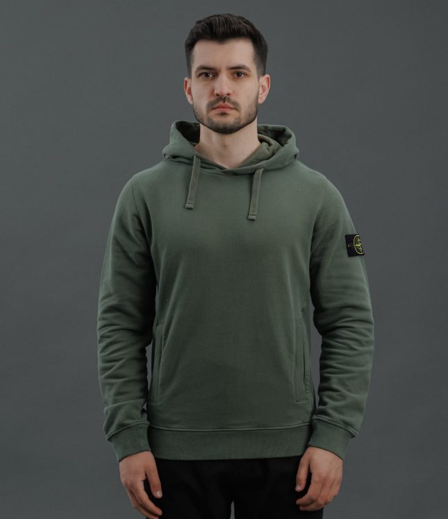 Чоловіче худі STONE ISLAND 1560820 V0059, колір зелений | Ціна 10999 грн, фото 2