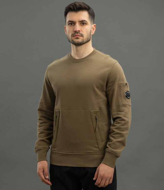 Чоловічий світшот C.P. COMPANY CMSS053A 005086W COL:653, колір зелений | Ціна 8999 грн, фото 1