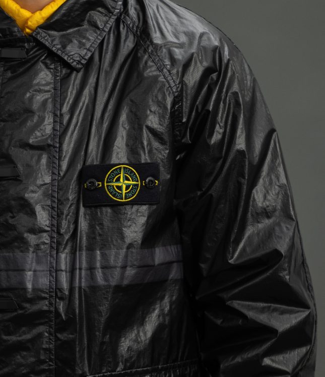 Чоловіча куртка STONE ISLAND 82/22 MICROFELT WITH RIPSTOP COVER 1544402 V0029, колір чорний | Ціна 41999 грн, фото 6