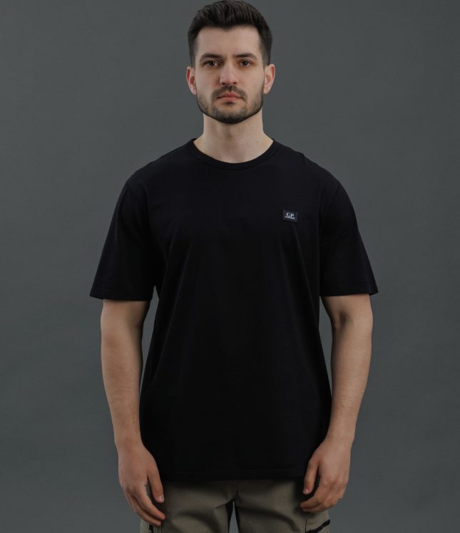 Чоловіча футболка C.P. COMPANY CMTS054A 006374G COL: 999, колір чорний | Ціна 4999 грн, фото 2