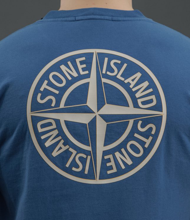 Чоловіча футболка STONE ISLAND 152NS81 V0024, колір синій | Ціна 4999 грн, фото 7