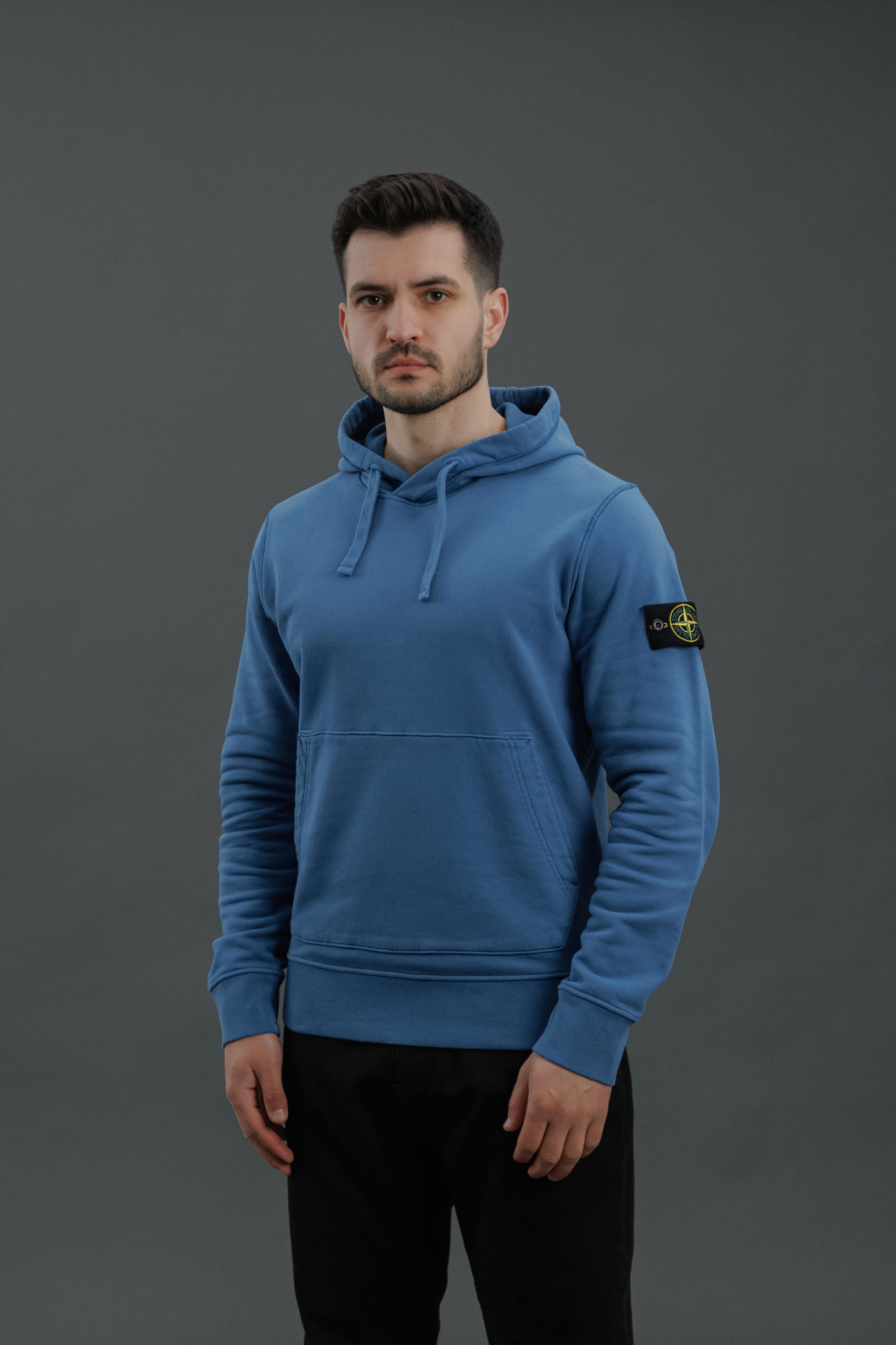 Чоловіче худі STONE ISLAND 1564151 V0024, колір синій