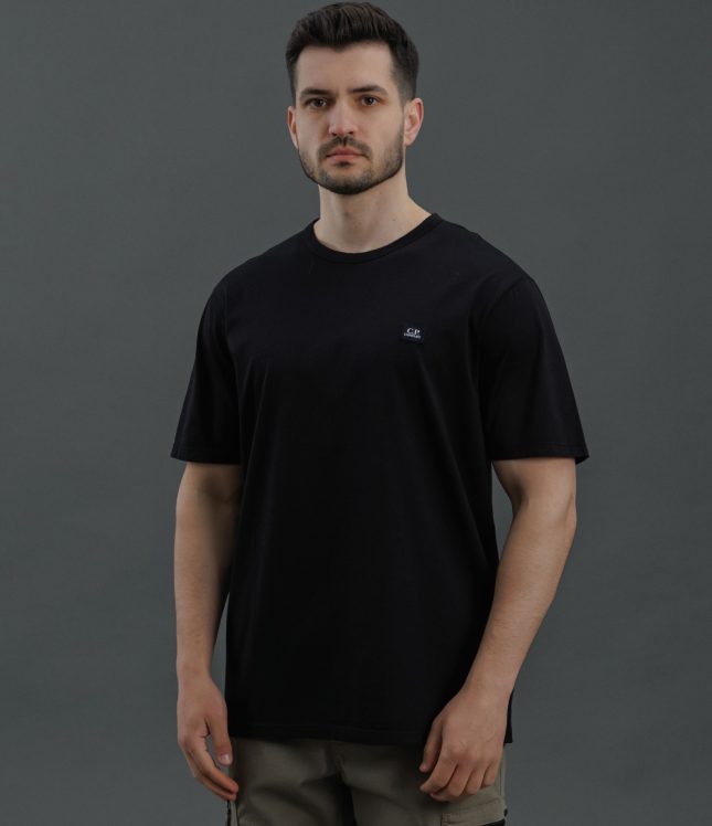 Чоловіча футболка C.P. COMPANY CMTS054A 006374G COL: 999, колір чорний | Ціна 4999 грн, фото 1