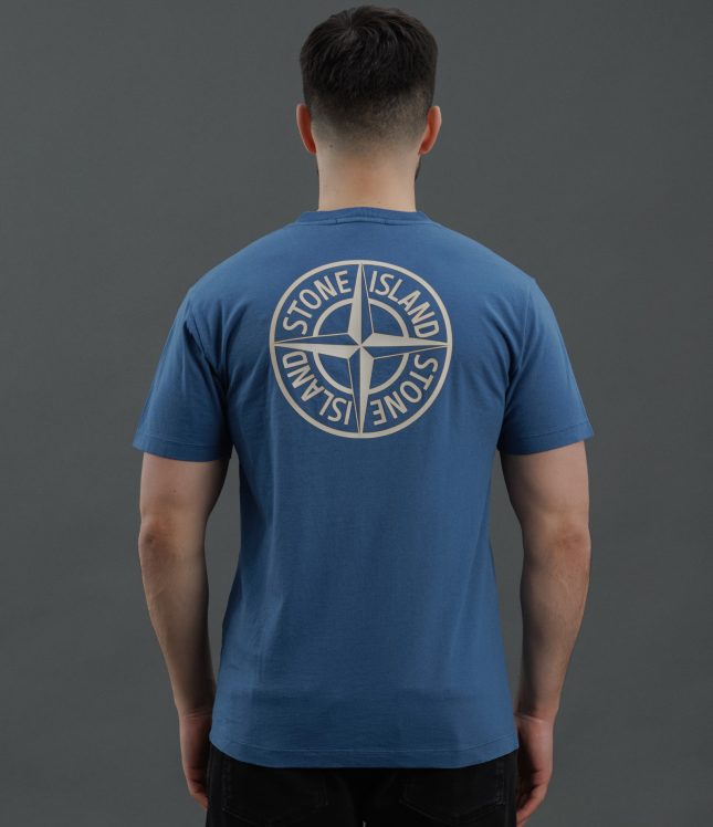 Чоловіча футболка STONE ISLAND 152NS81 V0024, колір синій | Ціна 4999 грн, фото 6