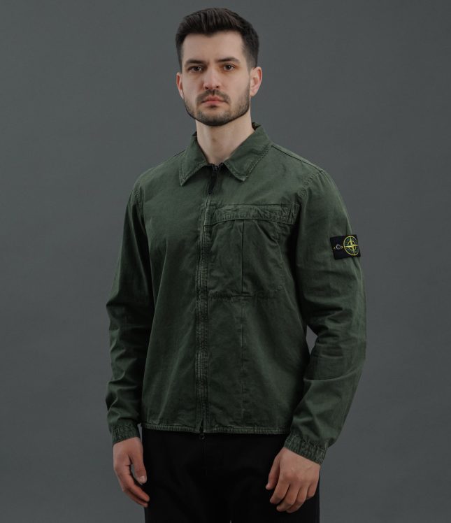 Чоловічий оверширт STONE ISLAND 15103WN V0159, колір зелений | Ціна 19999 грн, фото 1