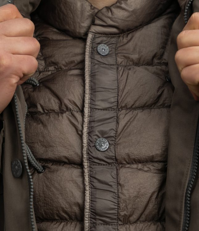 Чоловіча куртка STONE ISLAND O-VENTILE® GHOST PIECE 15437F1 V0067, колір сірий | Ціна 49999 грн, фото 5