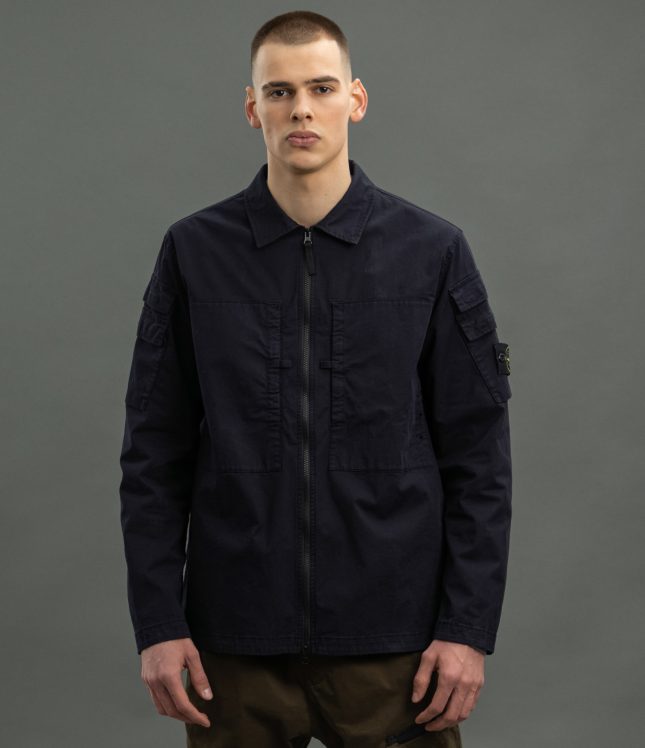 Чоловічий оверширт STONE ISLAND 1510610 V0020, колір синій | Ціна 17499 грн, фото 2
