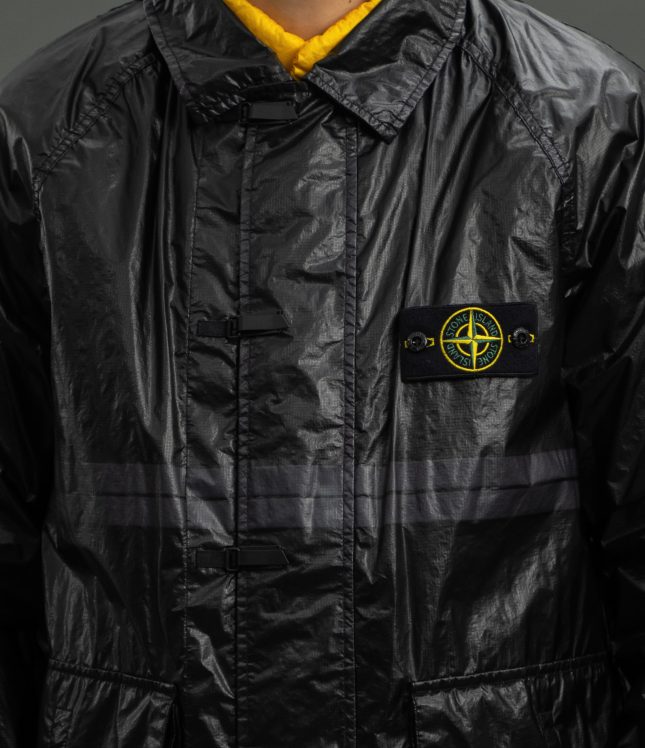 Чоловіча куртка STONE ISLAND 82/22 MICROFELT WITH RIPSTOP COVER 1544402 V0029, колір чорний | Ціна 41999 грн, фото 3