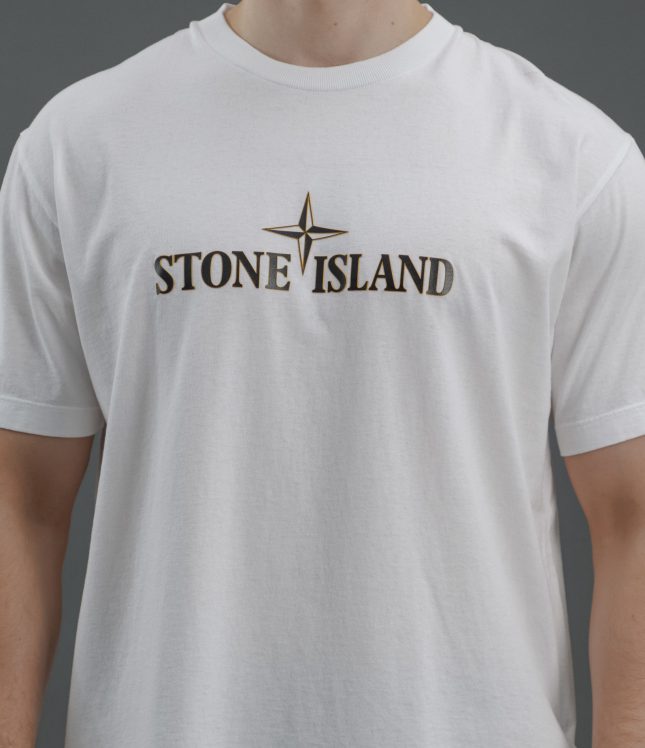 Чоловіча футболка STONE ISLAND 152NS80 V0001, колір білий | Ціна 7999 грн, фото 3