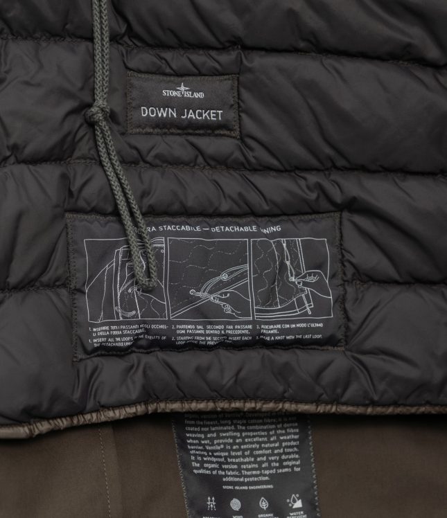 Чоловіча куртка STONE ISLAND O-VENTILE® GHOST PIECE 15437F1 V0067, колір сірий | Ціна 49999 грн, фото 9